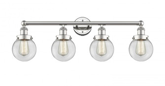 Beacon - 4 Light - 33 inch - Polished Nickel - Bath Vanity Light (3442|616-4W-PN-G202-6)