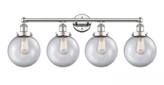 Beacon - 4 Light - 35 inch - Polished Nickel - Bath Vanity Light (3442|616-4W-PN-G202-8)