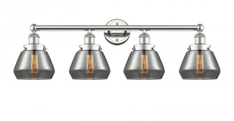 Fulton - 4 Light - 34 inch - Polished Nickel - Bath Vanity Light (3442|616-4W-PN-G173)