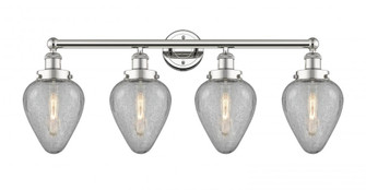Geneseo - 4 Light - 34 inch - Polished Nickel - Bath Vanity Light (3442|616-4W-PN-G165)