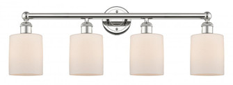 Cobbleskill - 4 Light - 32 inch - Polished Nickel - Bath Vanity Light (3442|616-4W-PN-G111)