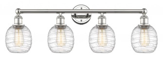 Belfast - 4 Light - 33 inch - Polished Nickel - Bath Vanity Light (3442|616-4W-PN-G1013)