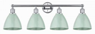 Plymouth - 4 Light - 35 inch - Polished Chrome - Bath Vanity Light (3442|616-4W-PC-MBD-75-SF)