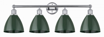 Plymouth - 4 Light - 35 inch - Polished Chrome - Bath Vanity Light (3442|616-4W-PC-MBD-75-GR)