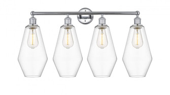 Cindyrella - 4 Light - 34 inch - Polished Chrome - Bath Vanity Light (3442|616-4W-PC-G652-7)