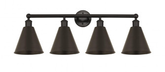 Berkshire - 4 Light - 35 inch - Oil Rubbed Bronze - Bath Vanity Light (3442|616-4W-OB-MBC-8-OB)