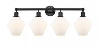 Cindyrella - 4 Light - 35 inch - Matte Black - Bath Vanity Light (3442|616-4W-BK-G651-8)