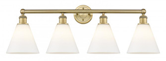 Berkshire - 4 Light - 35 inch - Brushed Brass - Bath Vanity Light (3442|616-4W-BB-GBC-81)