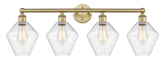 Cindyrella - 4 Light - 35 inch - Brushed Brass - Bath Vanity Light (3442|616-4W-BB-G654-8)