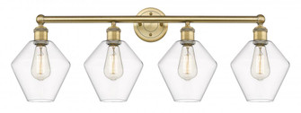 Cindyrella - 4 Light - 35 inch - Brushed Brass - Bath Vanity Light (3442|616-4W-BB-G652-8)