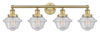 Oxford - 4 Light - 34 inch - Brushed Brass - Bath Vanity Light (3442|616-4W-BB-G534)