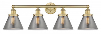 Cone - 4 Light - 35 inch - Brushed Brass - Bath Vanity Light (3442|616-4W-BB-G43)