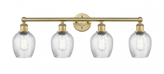 Salina - 4 Light - 33 inch - Brushed Brass - Bath Vanity Light (3442|616-4W-BB-G292)