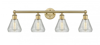 Conesus - 4 Light - 33 inch - Brushed Brass - Bath Vanity Light (3442|616-4W-BB-G275)