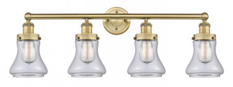 Bellmont - 4 Light - 33 inch - Brushed Brass - Bath Vanity Light (3442|616-4W-BB-G192)