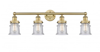 Canton - 4 Light - 32 inch - Brushed Brass - Bath Vanity Light (3442|616-4W-BB-G184S)