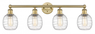 Belfast - 4 Light - 33 inch - Brushed Brass - Bath Vanity Light (3442|616-4W-BB-G1013)