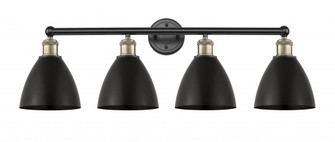 Bristol - 4 Light - 35 inch - Black Antique Brass - Bath Vanity Light (3442|616-4W-BAB-MBD-75-BK)