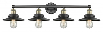 Edison - 4 Light - 35 inch - Black Antique Brass - Bath Vanity Light (3442|616-4W-BAB-M6-BK)