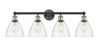 Bristol - 4 Light - 35 inch - Black Antique Brass - Bath Vanity Light (3442|616-4W-BAB-GBD-752)