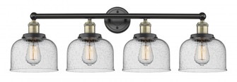 Bell - 4 Light - 35 inch - Black Antique Brass - Bath Vanity Light (3442|616-4W-BAB-G74)