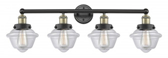 Oxford - 4 Light - 34 inch - Black Antique Brass - Bath Vanity Light (3442|616-4W-BAB-G532)