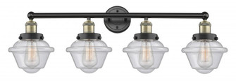 Oxford - 4 Light - 34 inch - Black Antique Brass - Bath Vanity Light (3442|616-4W-BAB-G534)