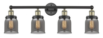Bell - 4 Light - 32 inch - Black Antique Brass - Bath Vanity Light (3442|616-4W-BAB-G53)