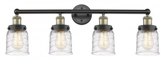 Bell - 4 Light - 32 inch - Black Antique Brass - Bath Vanity Light (3442|616-4W-BAB-G513)
