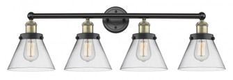 Cone - 4 Light - 35 inch - Black Antique Brass - Bath Vanity Light (3442|616-4W-BAB-G42)
