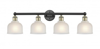 Dayton - 4 Light - 33 inch - Black Antique Brass - Bath Vanity Light (3442|616-4W-BAB-G411)