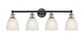 Castile - 4 Light - 33 inch - Black Antique Brass - Bath Vanity Light (3442|616-4W-BAB-G381)