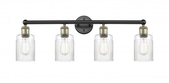 Hadley - 4 Light - 32 inch - Black Antique Brass - Bath Vanity Light (3442|616-4W-BAB-G342)