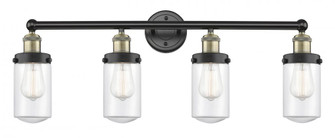 Dover - 4 Light - 32 inch - Black Antique Brass - Bath Vanity Light (3442|616-4W-BAB-G312)