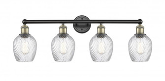 Salina - 4 Light - 33 inch - Black Antique Brass - Bath Vanity Light (3442|616-4W-BAB-G292)