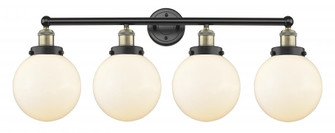 Beacon - 4 Light - 35 inch - Black Antique Brass - Bath Vanity Light (3442|616-4W-BAB-G201-8)