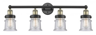 Canton - 4 Light - 32 inch - Black Antique Brass - Bath Vanity Light (3442|616-4W-BAB-G184S)