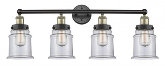 Canton - 4 Light - 33 inch - Black Antique Brass - Bath Vanity Light (3442|616-4W-BAB-G182)