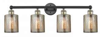Cobbleskill - 4 Light - 32 inch - Black Antique Brass - Bath Vanity Light (3442|616-4W-BAB-G116)