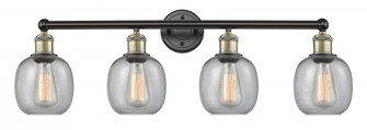 Belfast - 4 Light - 33 inch - Black Antique Brass - Bath Vanity Light (3442|616-4W-BAB-G104)