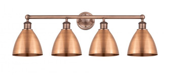 Bristol - 4 Light - 35 inch - Antique Copper - Bath Vanity Light (3442|616-4W-AC-MBD-75-AC)