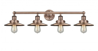 Edison - 4 Light - 35 inch - Antique Copper - Bath Vanity Light (3442|616-4W-AC-M3-AC)