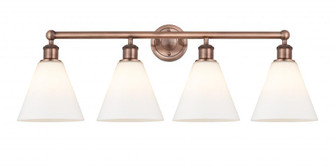 Berkshire - 4 Light - 35 inch - Antique Copper - Bath Vanity Light (3442|616-4W-AC-GBC-81)