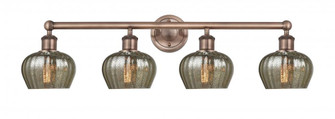 Fenton - 4 Light - 34 inch - Antique Copper - Bath Vanity Light (3442|616-4W-AC-G96)
