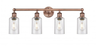 Clymer - 4 Light - 31 inch - Antique Copper - Bath Vanity Light (3442|616-4W-AC-G804)