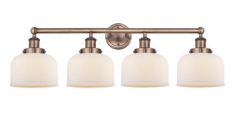 Bell - 4 Light - 35 inch - Antique Copper - Bath Vanity Light (3442|616-4W-AC-G71)