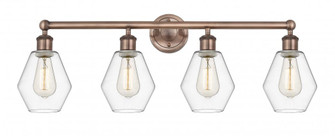 Cindyrella - 4 Light - 33 inch - Antique Copper - Bath Vanity Light (3442|616-4W-AC-G652-6)