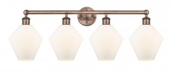 Cindyrella - 4 Light - 35 inch - Antique Copper - Bath Vanity Light (3442|616-4W-AC-G651-8)