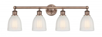 Brookfield - 4 Light - 33 inch - Antique Copper - Bath Vanity Light (3442|616-4W-AC-G441)