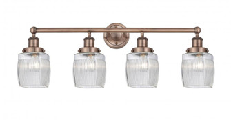 Colton - 4 Light - 33 inch - Antique Copper - Bath Vanity Light (3442|616-4W-AC-G302)